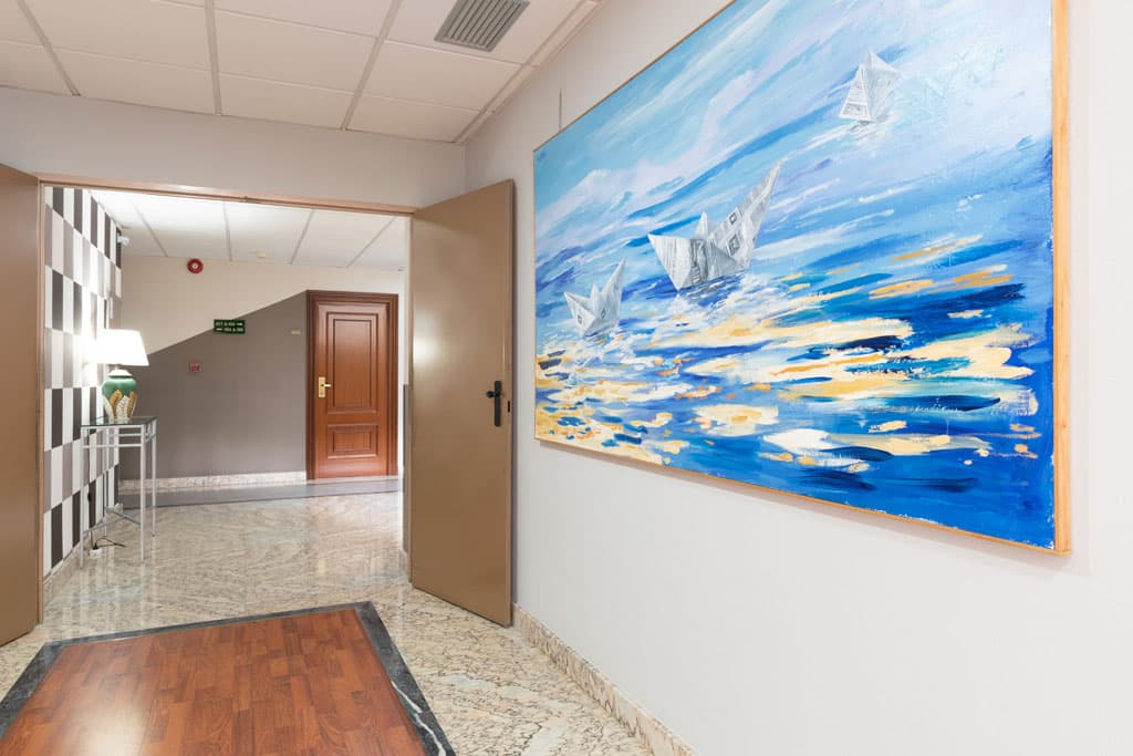 hotel con sala de reuniones en Santiago de Compostela
