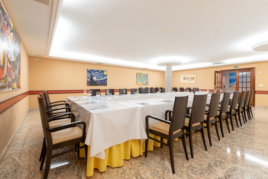 Cena de empresa para grupos en Hotel Castro, Santiago de Compostela